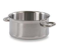 Faitout professionnel sans Couvercle à anses - En inox - Contenance 25 L et diamètre 400 mm G