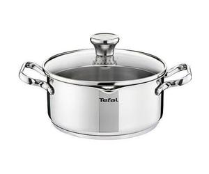 Faitout - TEFAL - A70544 - 24 cm (4,7 L) - Inox - Compatible induction
