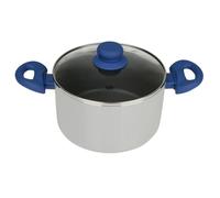 Faitout - Tous feux dont induction - TASTY - Ø 20 cm - Avec dosage d'huile + couvercle - Gris / Bleu