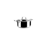 IBILI Casserole tricouche Triply Natural 22 cm, acier inoxydable, induction, sans antiadhésif