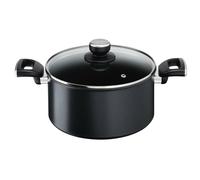 Faitout Unlimited 24 cm (5L) Induction Revêtement Antiadhésif Anti-Rayures + Couvercle B5544602 TEFAL