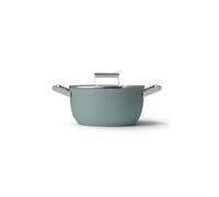 Faitout vert émeraude mat 24cm + couvercle CSF2412EGM