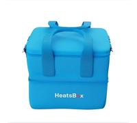 Faitron HeatsBox Carry Bag : sac de transport pour HeatsBox Light, isolation avancée, compartiments multifonctionnels et design durable pour les repas en déplacement, bleu