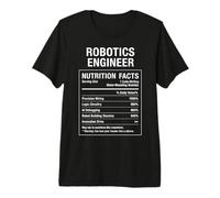 Faits Amusants sur Le Constructeur de Robots ingénieurs robotiques T-Shirt Haut de Gamme
