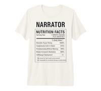 Faits drôles sur Le narrateur T-Shirt Haut de Gamme