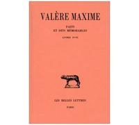 Faits Et Dits Mémorables - Tome 2, Livres Iv-Vi