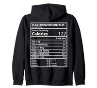 Faits nutritifs du Plantain - Design Graphique pour Les Amateurs de Nourriture Sweat à Capuche