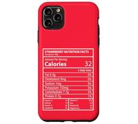 Faits nutritifs sur Les Fraises - Design Amusant d'étiquettes de Fruits Coque pour iPhone 11 Pro Max