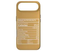 Faits nutritifs sur l'orge Design Minimal d'étiquettes d'aliments ringards Coque pour iPhone Air