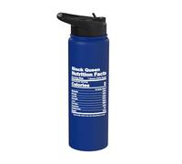 Faits nutritionnels Black Queen Stainless Steel Insulated Water Bottle
