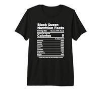 Faits nutritionnels Black Queen T-Shirt Haut de Gamme