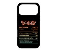 Faits nutritionnels de l'instructeur d'autodéfense Coque pour iPhone 17 Pro Max