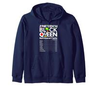 Faits nutritionnels Juneteenth Black Queen Sweat à Capuche