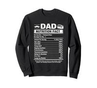 Faits nutritionnels pour Papa, Cadeau Amusant pour la fête des pères Sweatshirt