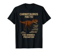 Faits sur Le Carnotaurus | Dinosaure éducatif préhistorique T-Shirt