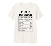 Faits sur Le défenseur Public T-Shirt Haut de Gamme
