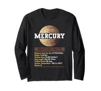 Faits sur Le Mercure - Mercury Planet Space Manche Longue