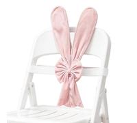 Fajas Para Sillas - Decoración Del Respaldo De La Silla Con Orejas De Conejo De Pascua - Decoración Colgante Para La De Pascua | Lindos De Conejo Con Correas Elásticas | Envoltu