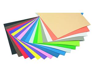 Fajeda Lot de 10 Feuilles en Caoutchouc EVA pour travaux manuels, 40 x 60 x 2 cm (1655-00), Couleur/modèle Assorti