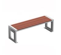 FAJNUZI2024 Banquette Jardin Bancs de Parc extérieurs carrés en Acier Inoxydable, Disponibles en Plusieurs Tailles siège de Jardin(XL)
