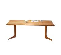 FAJNUZI2024 Bureau de Jeu Bureau d'étude Moderne en frêne, Table à Manger Bois Massif de Style Ferme, Bureau d'ordinateur rectangulaire Simple for la Maison et Le(XL)
