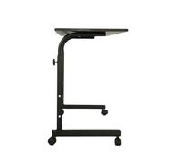 FAJNUZI2024 Bureau d'ordinateur Bureau Portable for Ordinateur, Table roulante réglable, Chariot d'ordinateur, Support Mobile, de Jeu, Bureau avec roulettes