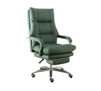 FAJNUZI2024 Chaise de Bureau Chaise de Bureau de Luxe Chaise d'ordinateur inclinable Ergonomique Confort à la Maison Pause déjeuner canapé Chaise Peut soulever et Tourner Fauteuil de Bureau(Green)