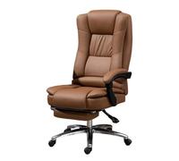 FAJNUZI2024 Chaise de Bureau Chaise de Bureau Ergonomique inclinable en Cuir véritable for la Maison, Le dortoir et Les Jeux Fauteuil de Bureau