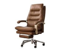 FAJNUZI2024 Chaise de Bureau Chaise de Bureau inclinable en Cuir de Luxe for Ordinateur Fauteuil de Bureau