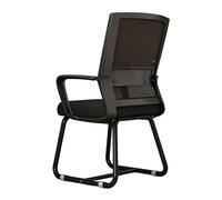 FAJNUZI2024 Chaise de Bureau Chaise d'ordinateur en Maille Respirante avec Support de Bras, chaises de Bureau Confortables, Chaise de réception de conférence for Adultes Fauteuil de Bureau(Noir)