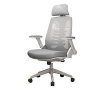 FAJNUZI2024 Chaise de Bureau Chaise Ergonomique Soutien Lombaire Chaise de Bureau Chaise d'ordinateur pivotante Confortable for étude à Domicile siège d'écriture Fauteuil de Bureau(Grigio)
