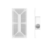 FAJNUZI2024 Extracteur d'air Éclairage 2 en 1 Salle de Bain Cuisine Ventilateur Ventilation Haute Puissance 30x60cm d'extraction Plafond Universel