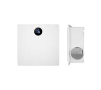 FAJNUZI2024 Extracteur d'air Ventilateur de Plafond 30 x cm, Ventilateur d'extraction Haute Puissance for Cuisine et Salle Bain, Panneau d'éclairage ambiant monté au