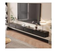 FAJNUZI2024 Meuble TV Suspendu Meuble TV Flottant, Centre de Divertissement Mural avec 2 tiroirs, Console multimédia Meuble TV Mural(Noir,160x24x20cm)