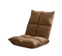 FAJNUZI2024 Pouf Salon Canapé Paresseux inclinable, Chaise de Sol Pliable, monoplace, for Salon, Chambre à Coucher, Balcon(Bruin)