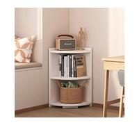 FAJNUZI2024 Table Basse Armoire Triangulaire d'angle Étagère de Rangement Murale latérale du Sol au Meuble de Salon(40 * 40 * 90cm)