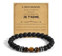 FAJUXIS Cadeau St Valentin Copain Cadeau Saint Valentin Couple Bracelet Copain Cadeau Noel Copain Cadeau Pour Son Copain Cadeau Copain Cadeau Petit Copain Cadeau Copain Anniversaire