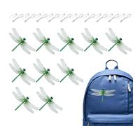 Fake Dragon Fly - Dragonfly Clips | Artificial Realistic Decorative Dragonfly | Fly Scare Devices for Patio Yard Balcony | Decorative Garden Stakes Terrace Backyard Park Outdoor Outside Indoor