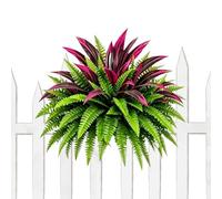 Fake Ferns 50cm Realistic UV Resistant - Zero Maintenance Planter Fake