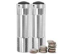 Fake Flashlight Container, Hidden Storage Box, Portable Travel Security, for Home Hotel Travel Money Cash Jewelry Valuables Storage Protection Anti Theft 3.27x0.91x0.91 Inches