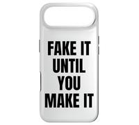 Fake It Until You Make It Sign Im Pretending to Work Boss Coque pour iPhone Air