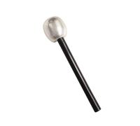 Fake Microphone Prop - Shiny PVC Imitation | Costume Party Stage Performance Prop | Bling Sparkly Toy Microphone for Karaoke Birthday Halloween Cosplay Dress Up Pretend Play