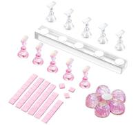 Fake Nail Holder | Magnetic Acrylic Practice Rack,False Nail Holder for Painting - for Women Beginners Home Salon Vanity Table Manicure Collection Photography