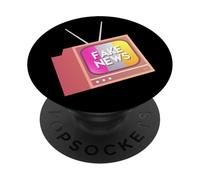 Fake News Ingénierie Sociale Sensibilisation à la Politique Anti-médias PopSockets PopGrip Adhésif