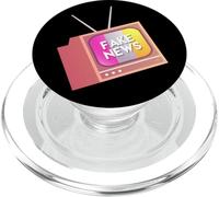 Fake News Ingénierie Sociale Sensibilisation à la Politique Anti-médias PopSockets PopGrip pour MagSafe