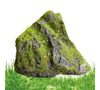 Fake Rock - Realistic Moss Stone Decoration, Fake Landscape Rocks, Natural Looking Decorative Accent for Enhancing Scenic Displays and Creative Arrangements | Detailed Artificial Stone Ornament
