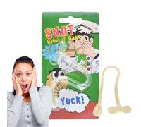 Fake Snot - 13.5cm Gross Out Prank Prop | Realistic Tpr Joke Trick Toy | April Fool's Day Gag Accessory | Halloween Costume Novelty Stunt for Family Gatherings April Fool's Day Prank Games Parties
