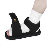 FakeFace Chaussure de Plâtre Post-opératoire Réglable, Chaussure Bout Ouvert pour Pied Blessé, Protection pour Fracture du Pied, Pieds Gauche et Droit Universels pour Enfant Adulte