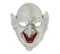FakeFace Masque Vieille Sorcière d'Halloween Masque Sorcière Blanche en Mousse PU Accessoires de Costume pour Cosplay, Mardi Gras, Fête d'Halloween