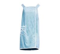 FakeFace Robe Serviette de Bain en Velours Corail Femme Paréo de Bain avec Poche Paréo de Sauna Absorbant Douce pour Salle de Bain Spa Hôtel Piscine 80 * 140CM